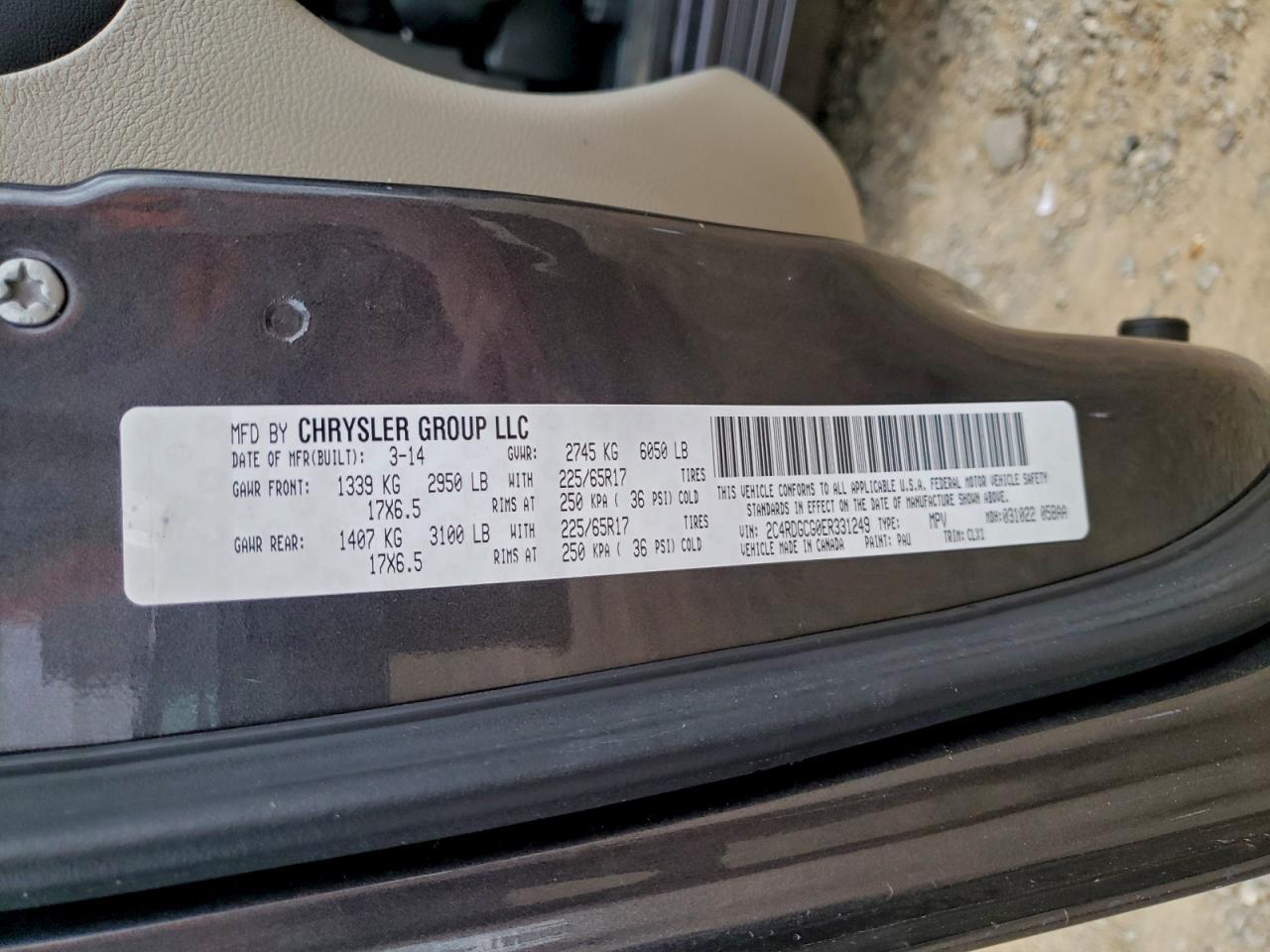 2014 Dodge Grand Caravan Sxt - zdjęcie 13