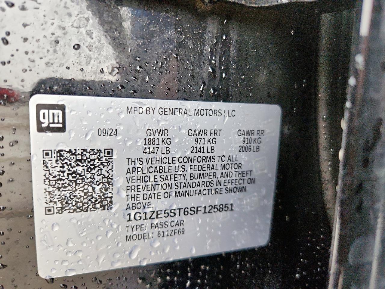 2025 Chevrolet Malibu Premier - zdjęcie 12