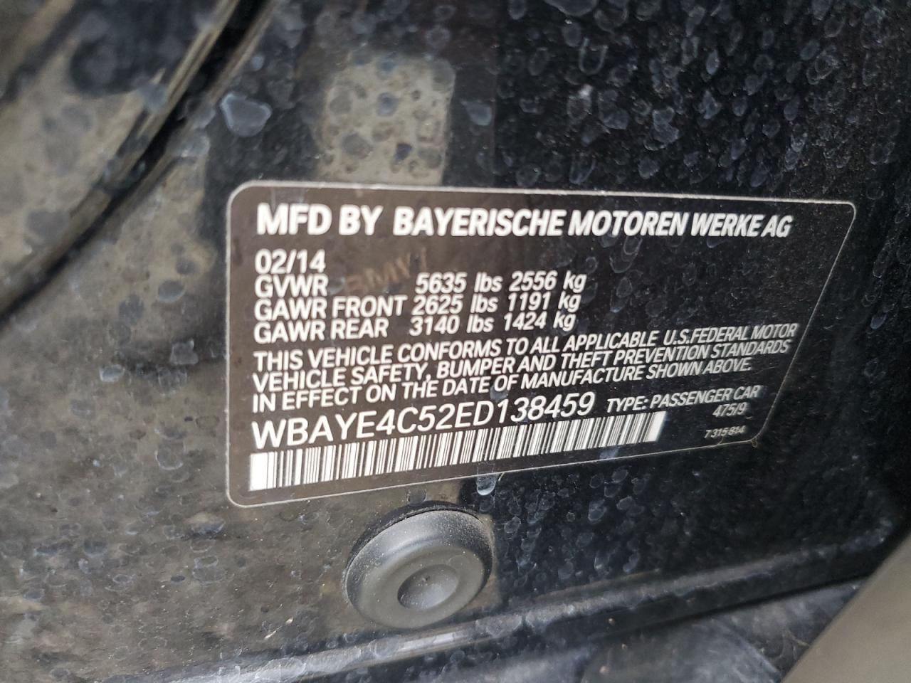 2014 BMW Seria 7 - zdjęcie 12