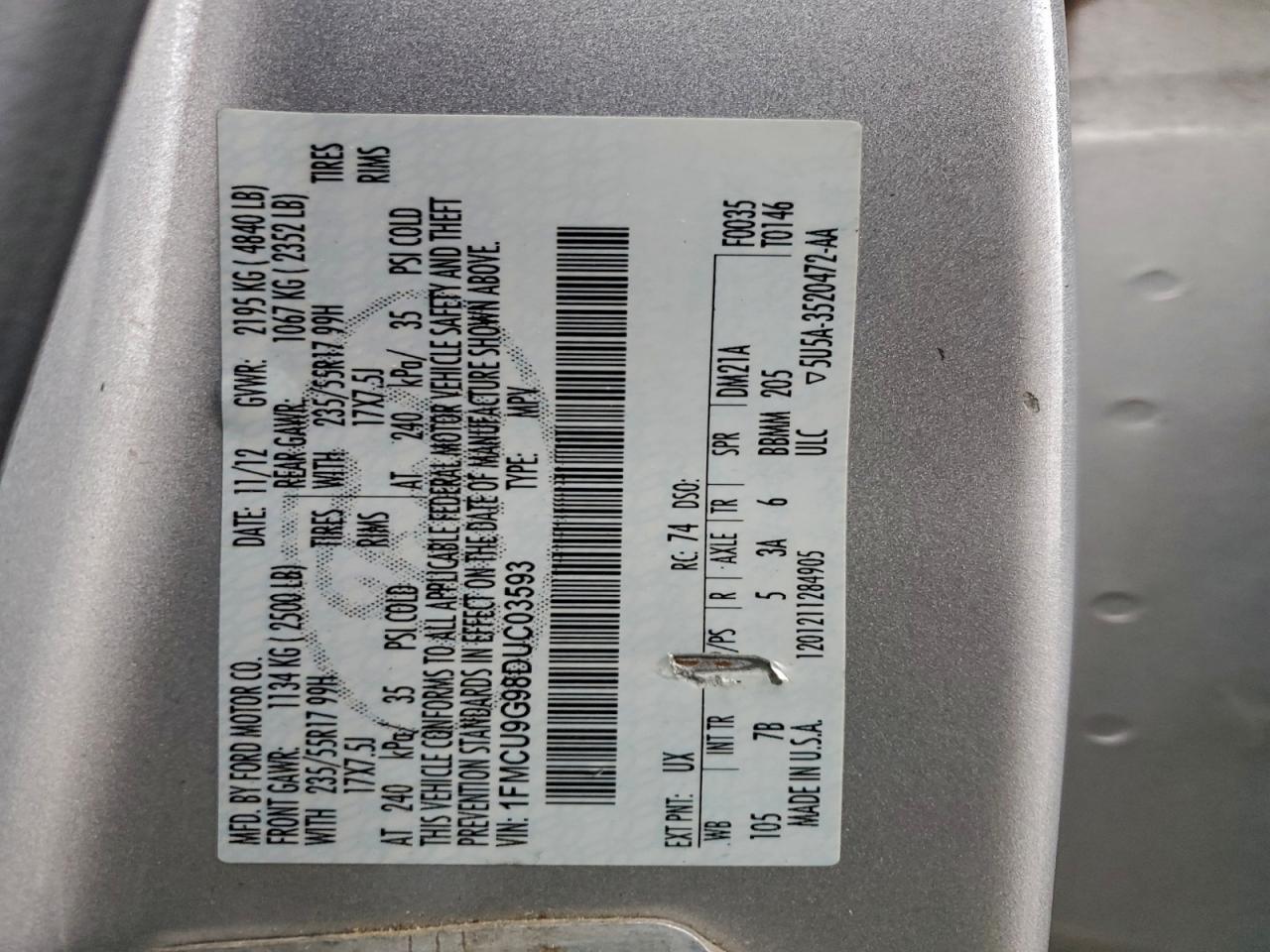 2013 Ford Escape - zdjęcie 13