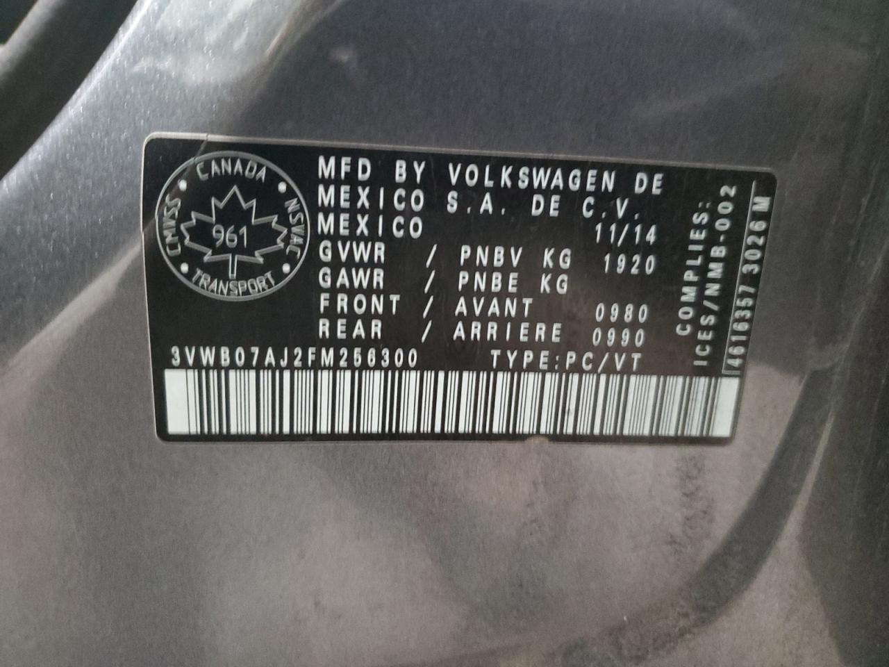 2015 Volkswagen Jetta - zdjęcie 13