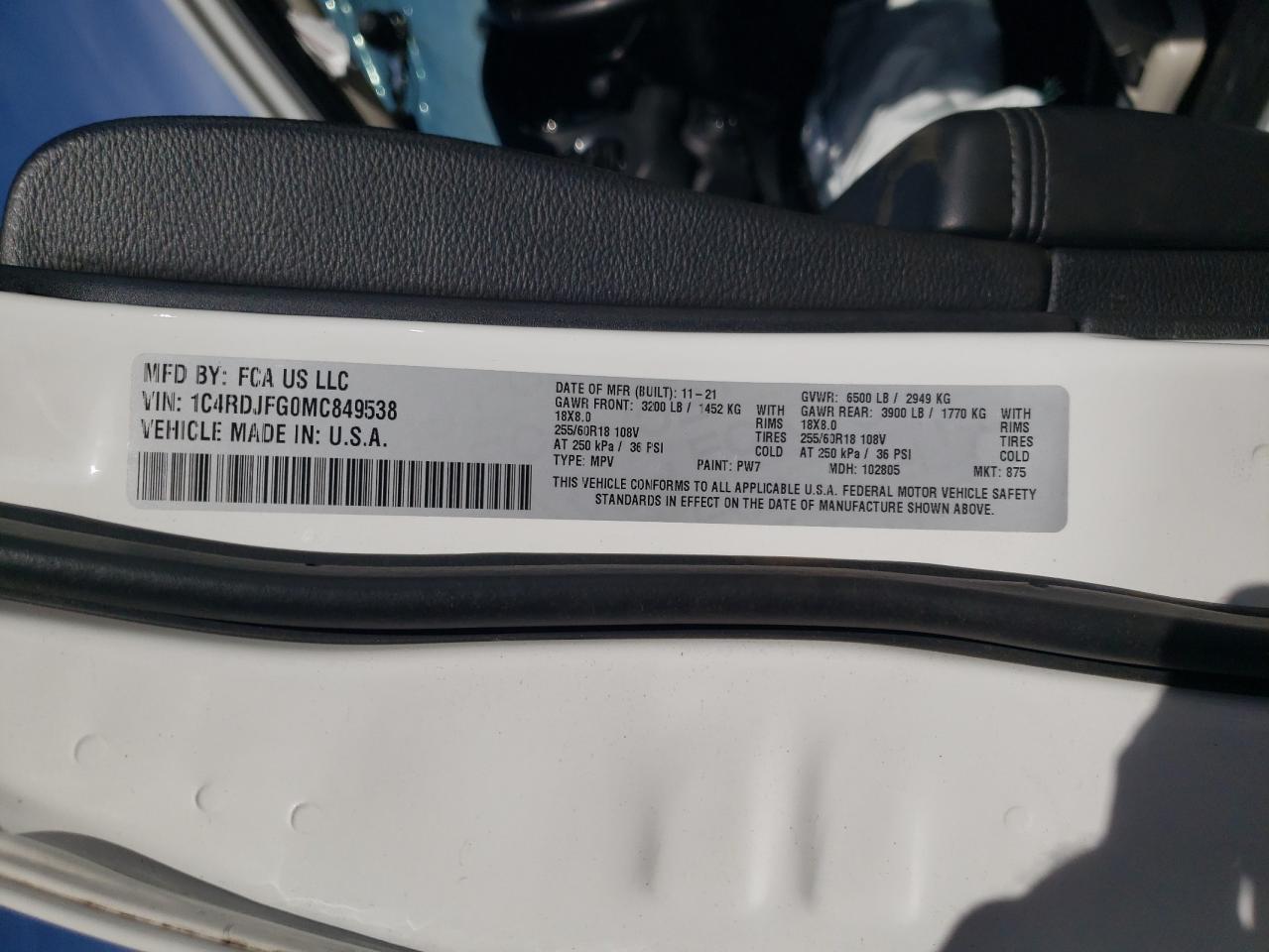 2021 Dodge Durango Pursuit - zdjęcie 13