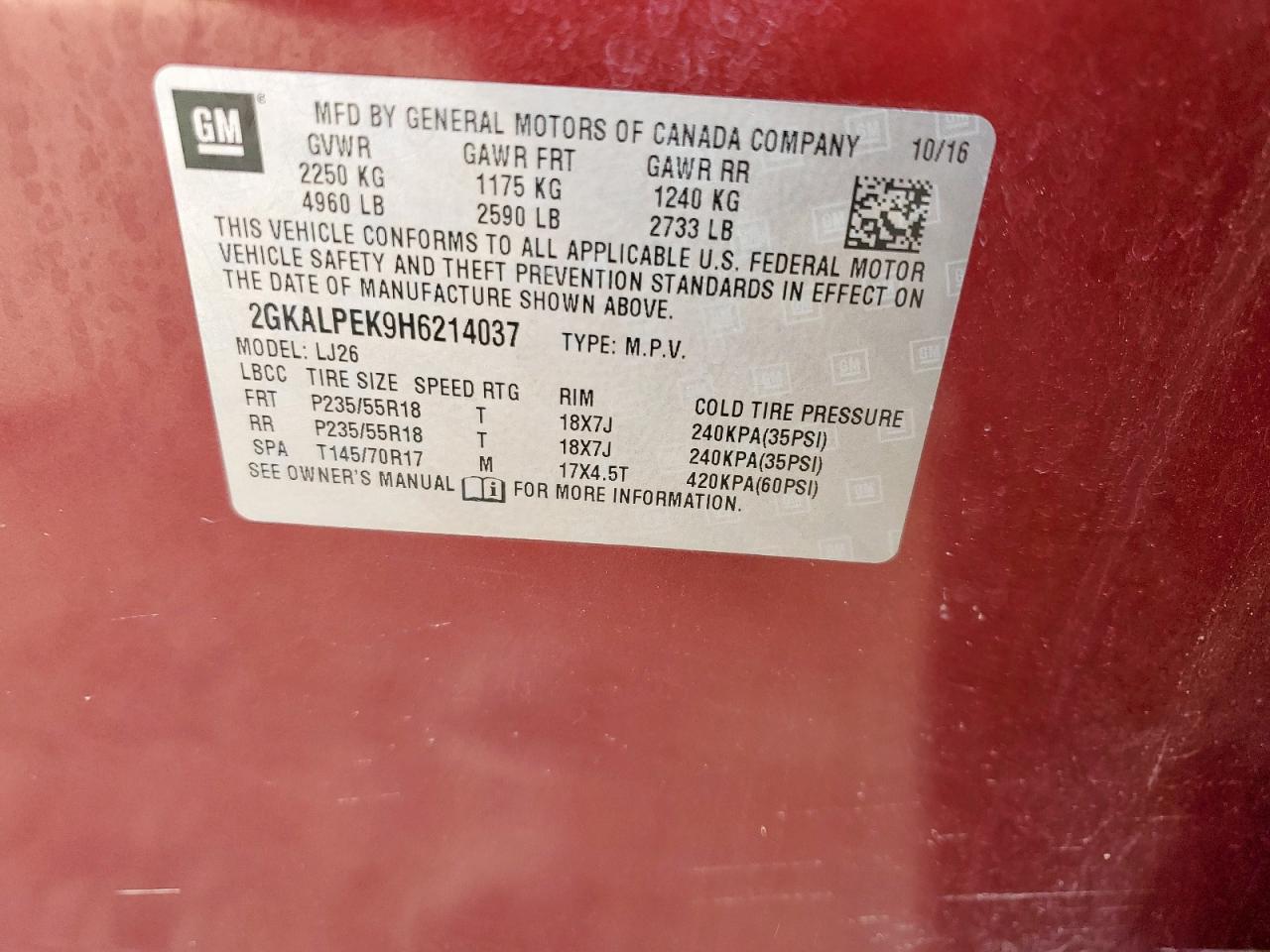 2017 GMC Terrain - zdjęcie 13