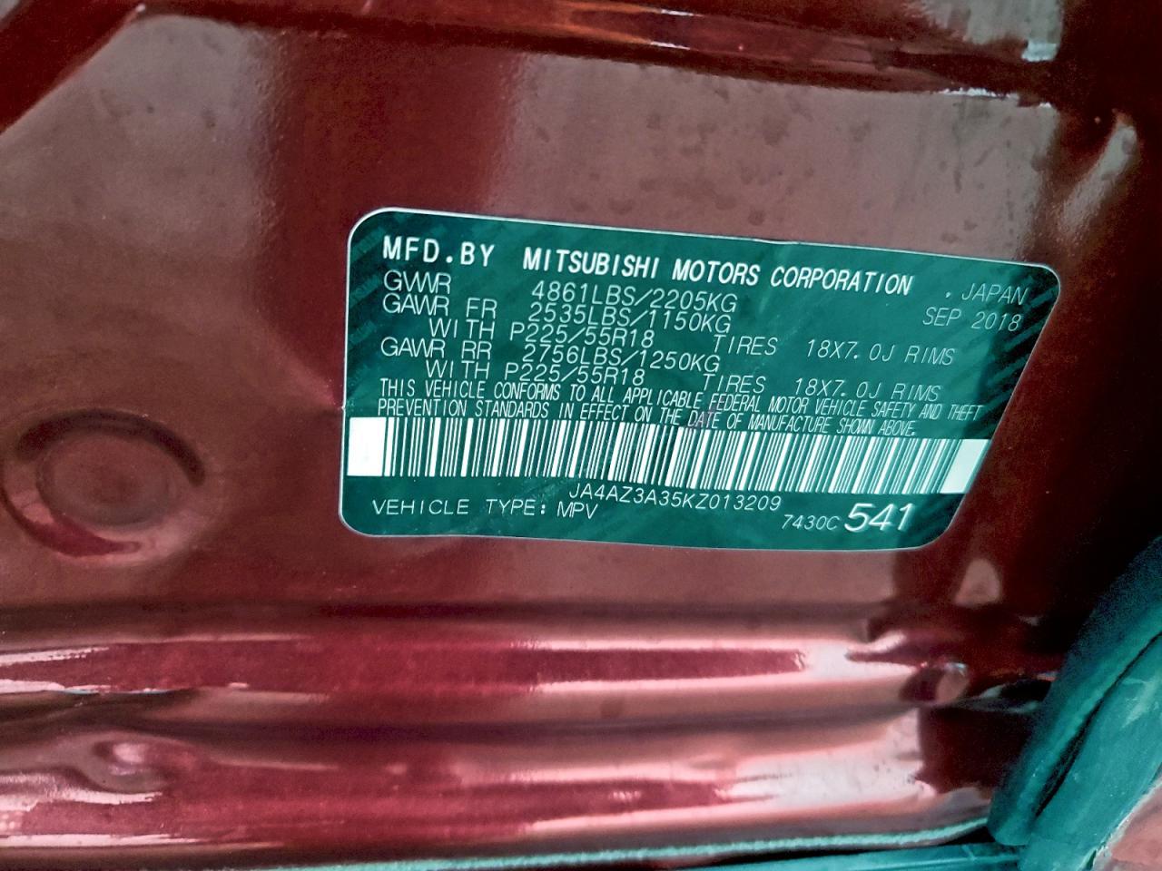 2019 Mitsubishi Outlander - zdjęcie 13