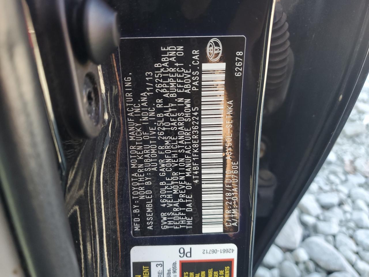 2014 Toyota Camry - zdjęcie 12