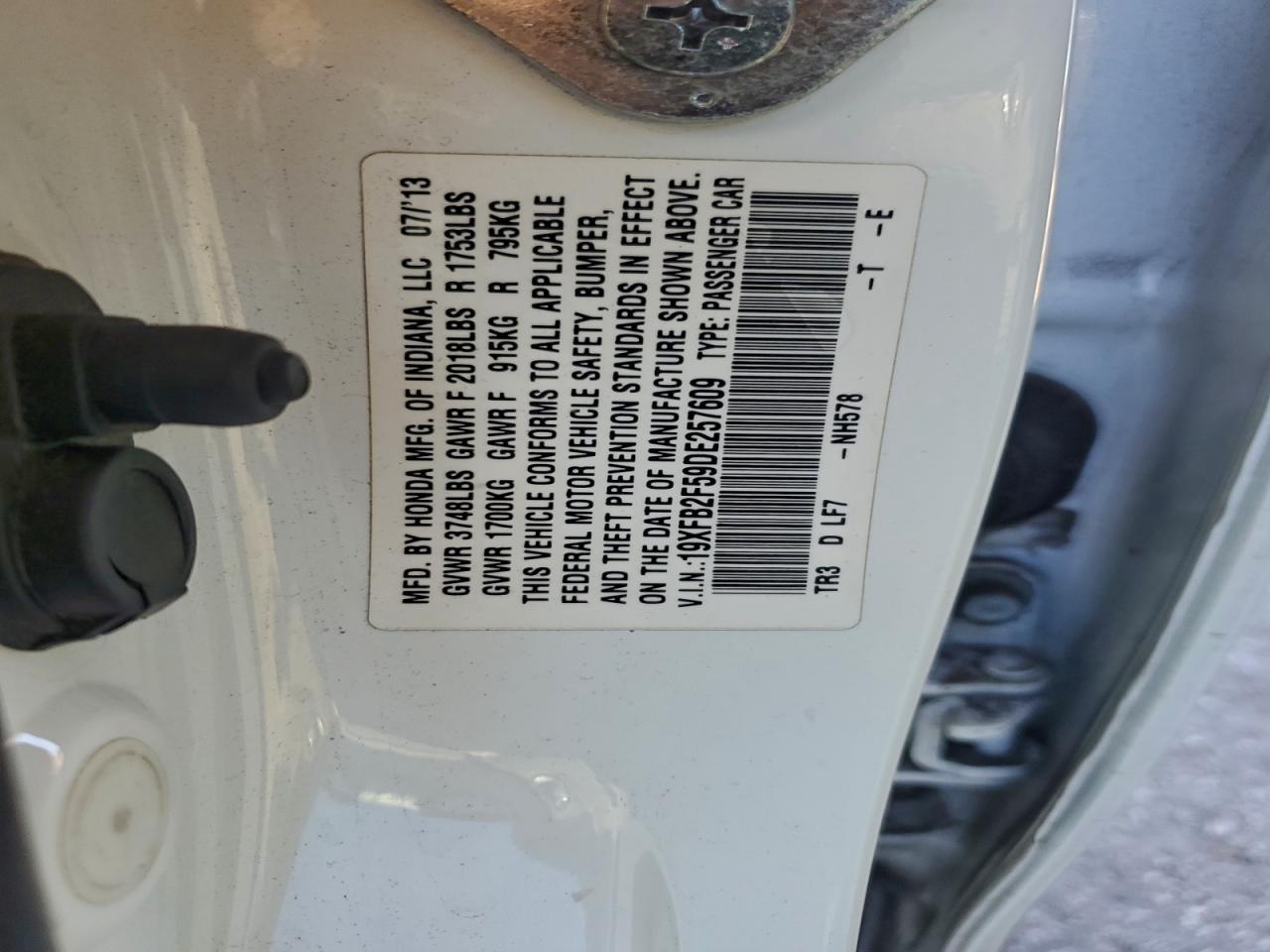 2013 Honda Civic - zdjęcie 12