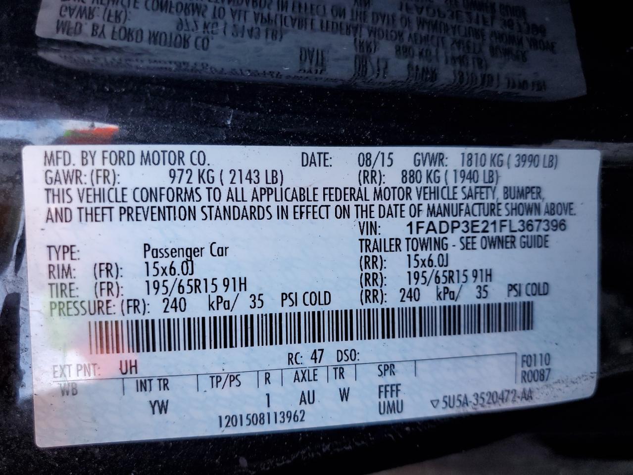 2015 Ford Focus - zdjęcie 12