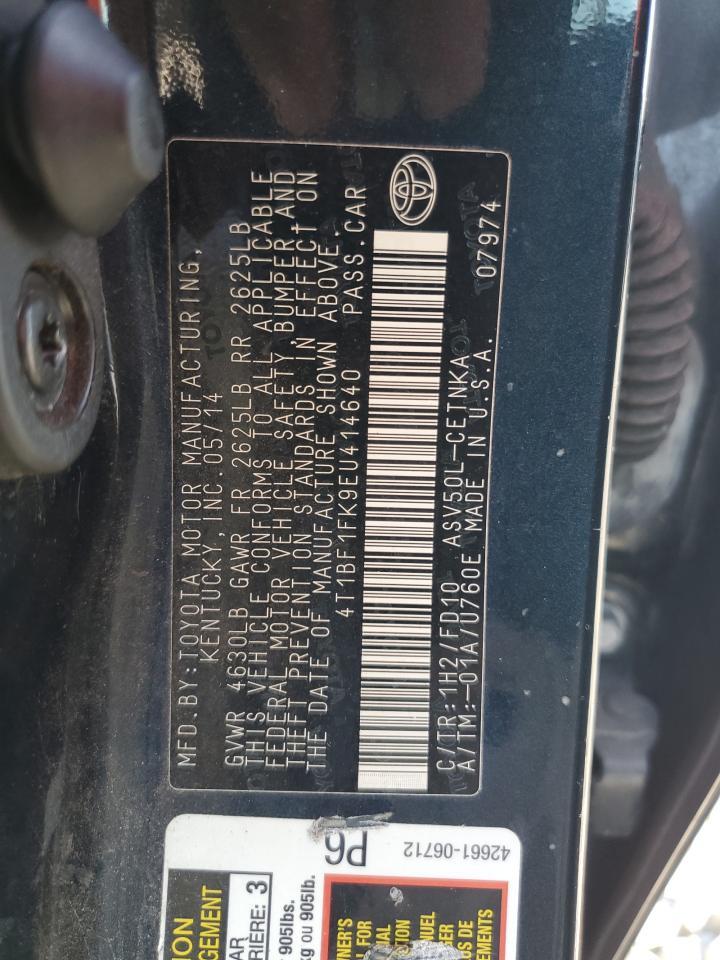2014 Toyota Camry - zdjęcie 12