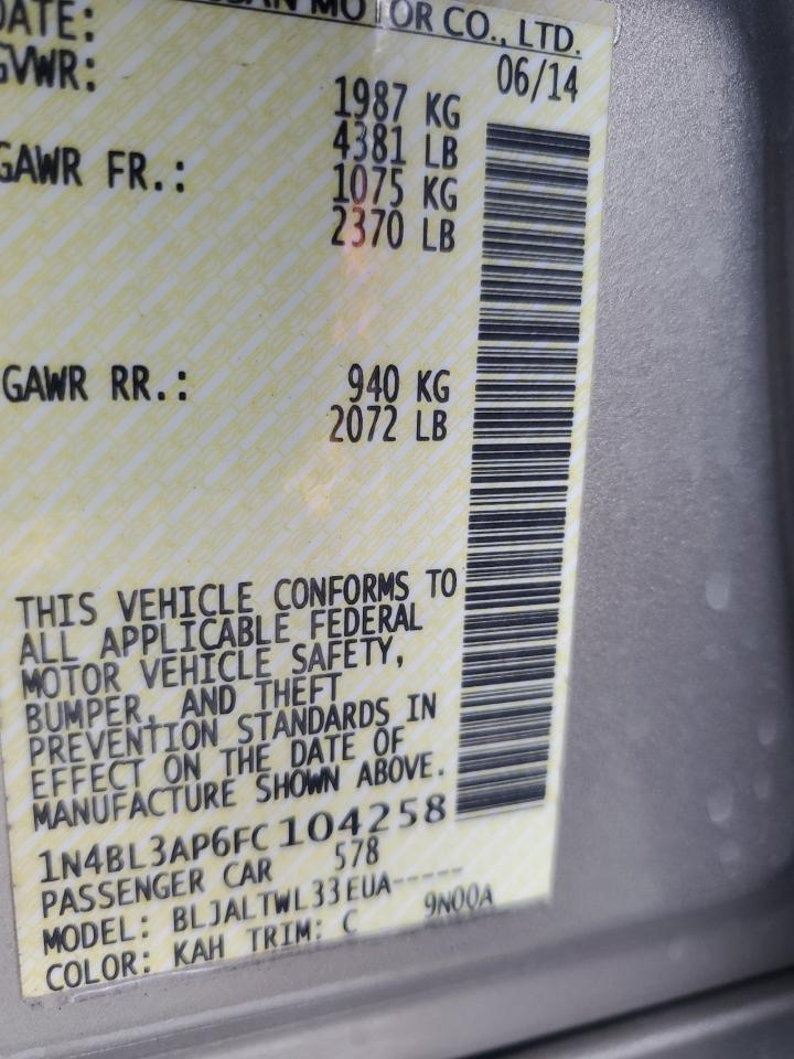 2015 Nissan Altima - zdjęcie 12