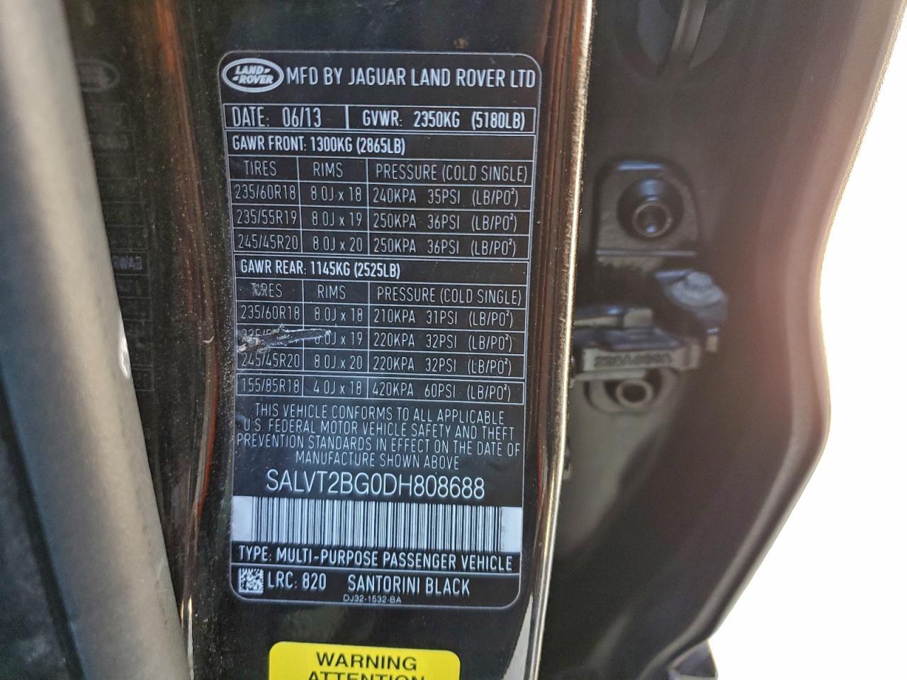 2013 Land Rover Range Rover Evoque - zdjęcie 12