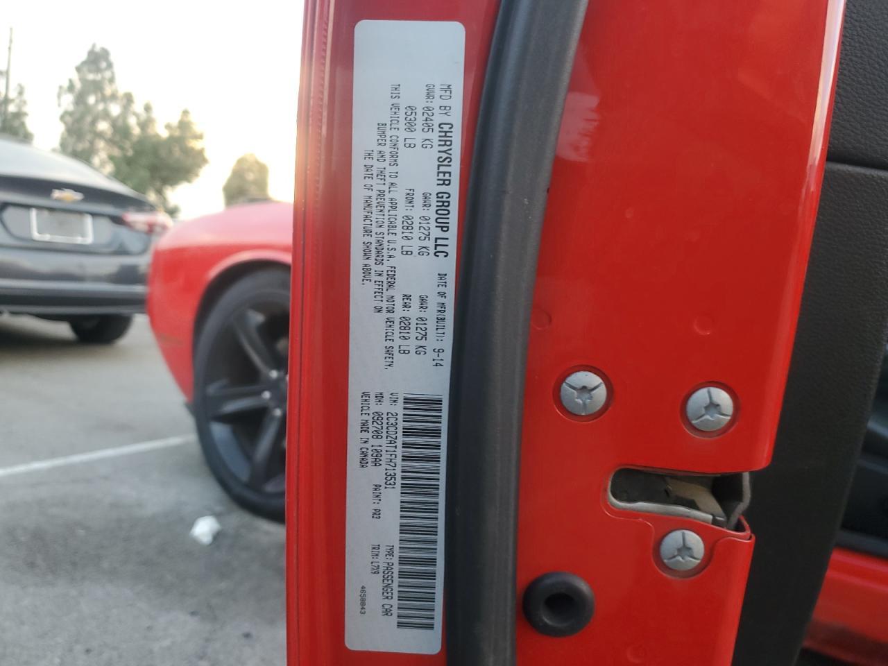 2015 Dodge Challenger Sxt - zdjęcie 12