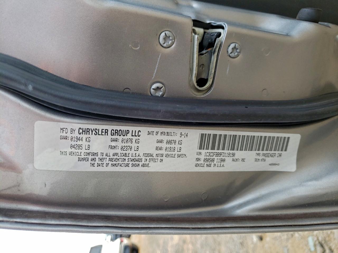 2015 Dodge Dart - zdjęcie 12