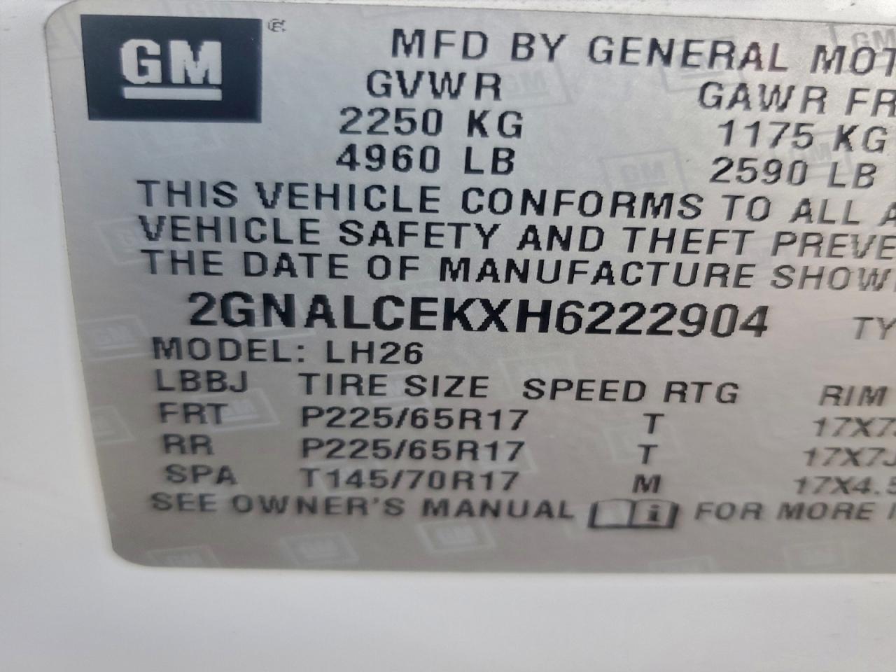 2017 Chevrolet Equinox - zdjęcie 12