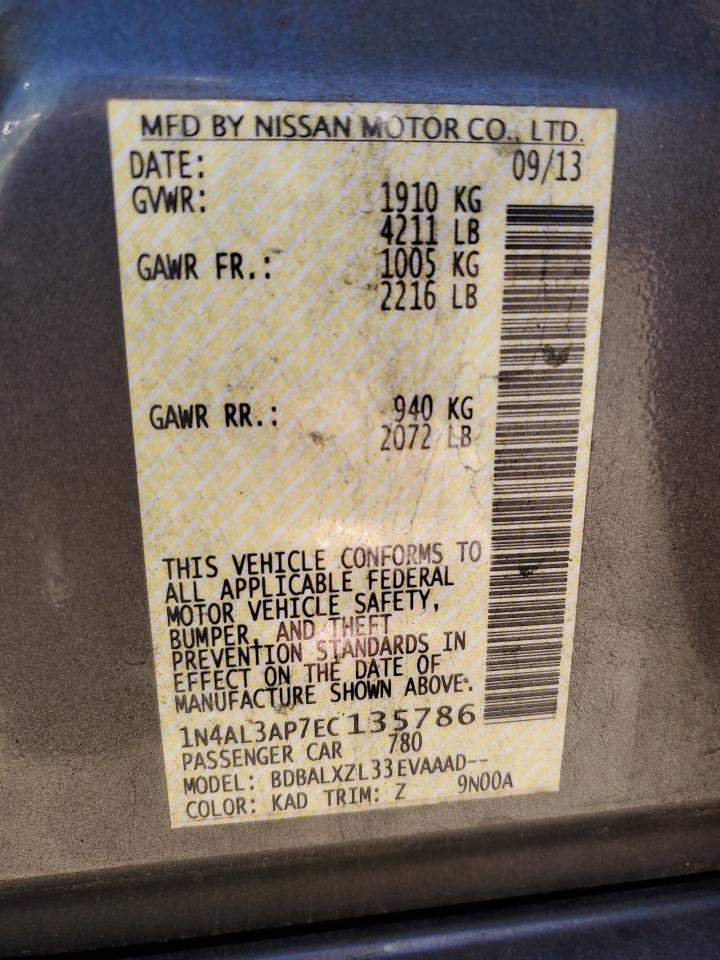 2014 Nissan Altima - zdjęcie 12