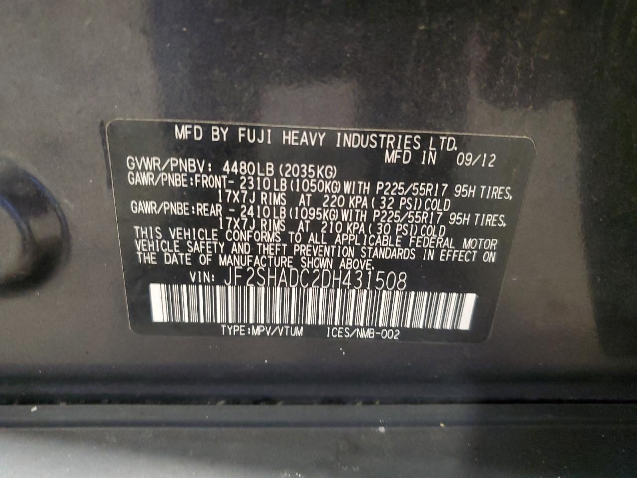 2013 Subaru Forester - zdjęcie 14