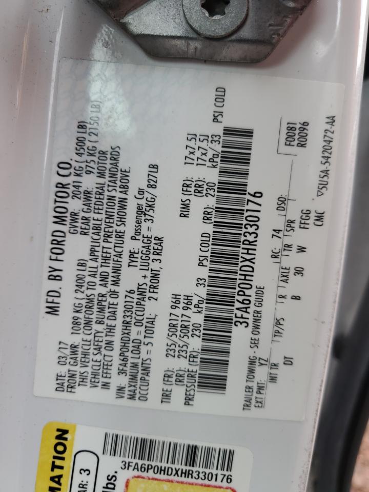 2017 Ford Fusion Se - zdjęcie 12