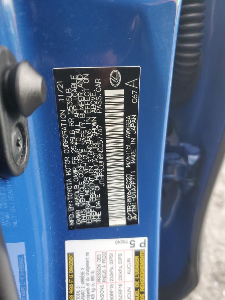 2022 Lexus Ux 250H Base - zdjęcie 13