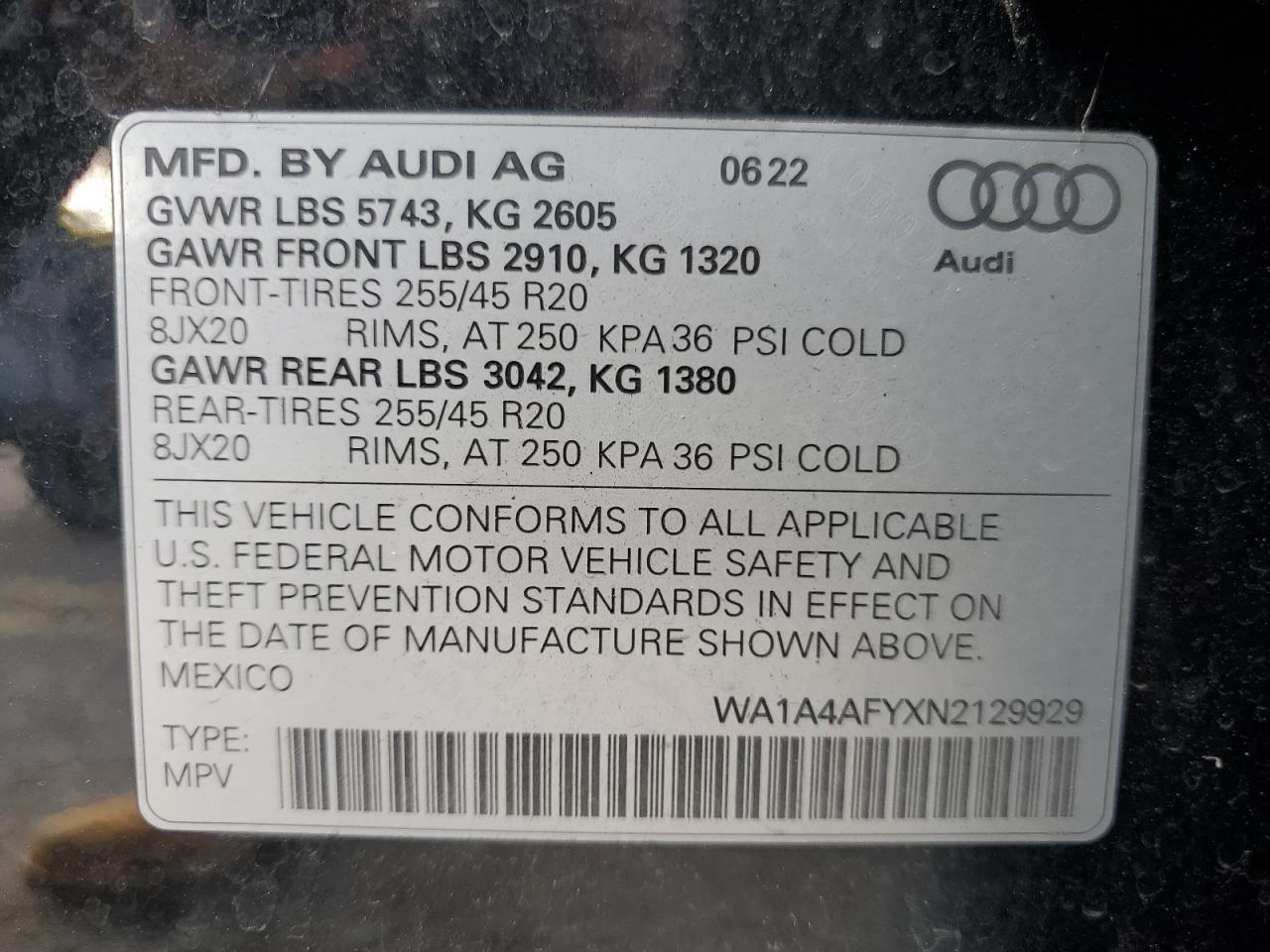 2022 Audi SQ5 - zdjęcie 14