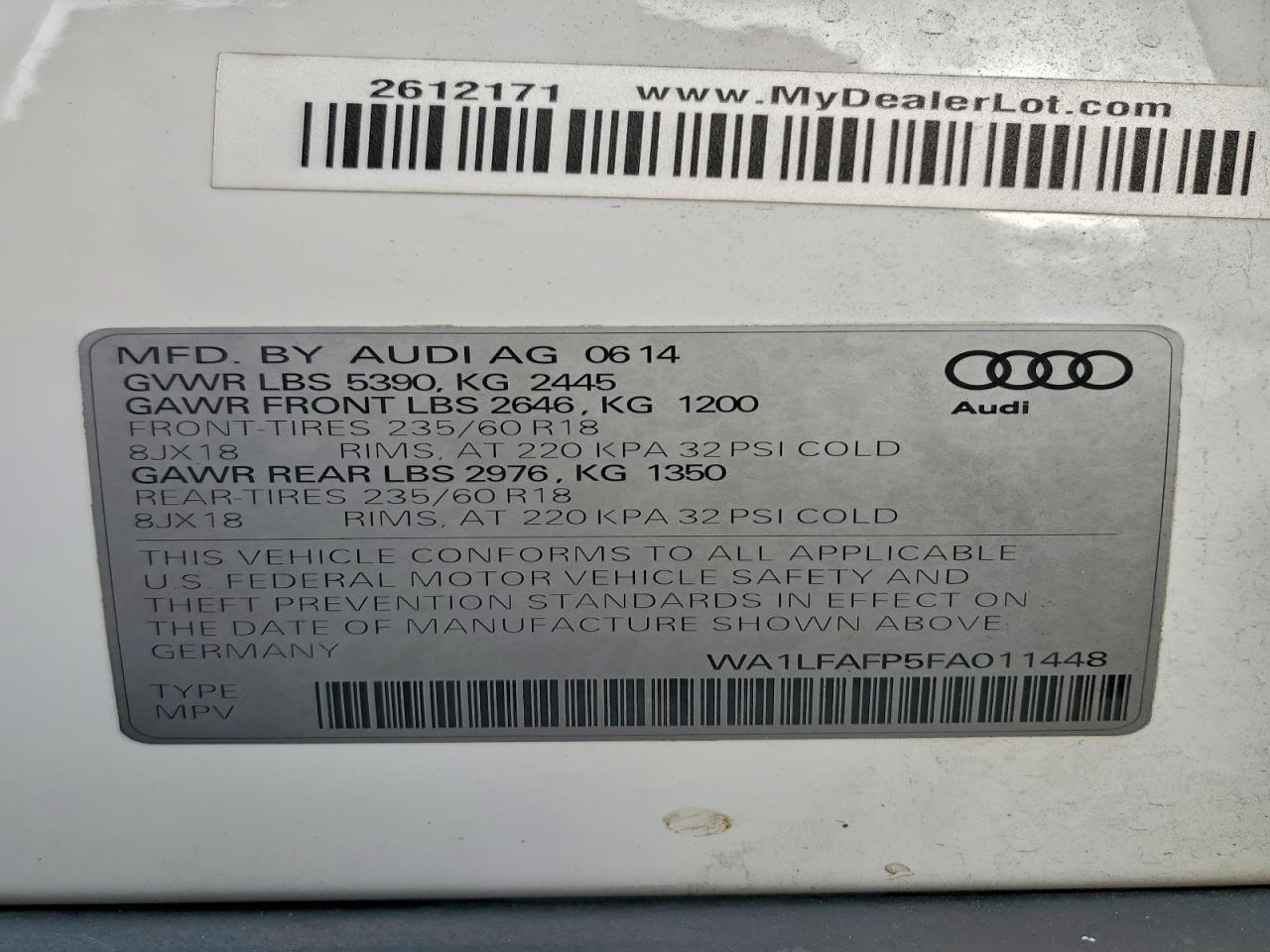 2015 Audi Q5 - zdjęcie 14