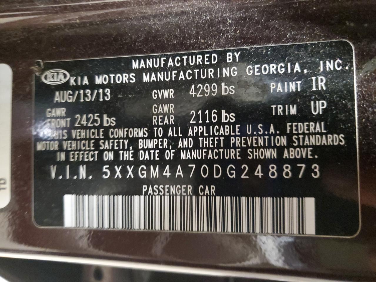 2013 Kia Optima - zdjęcie 13