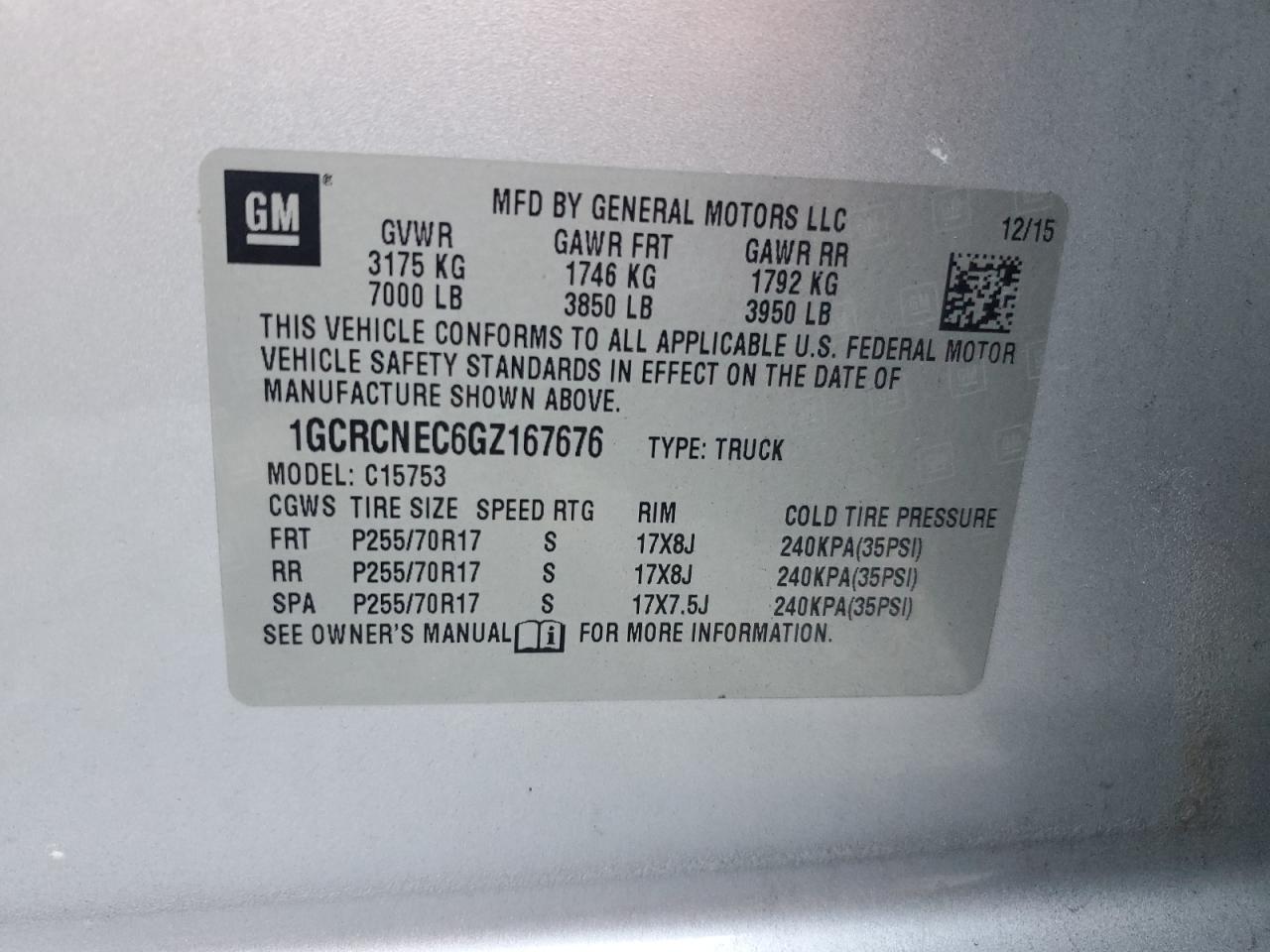 2016 Chevrolet Silverado - zdjęcie 12
