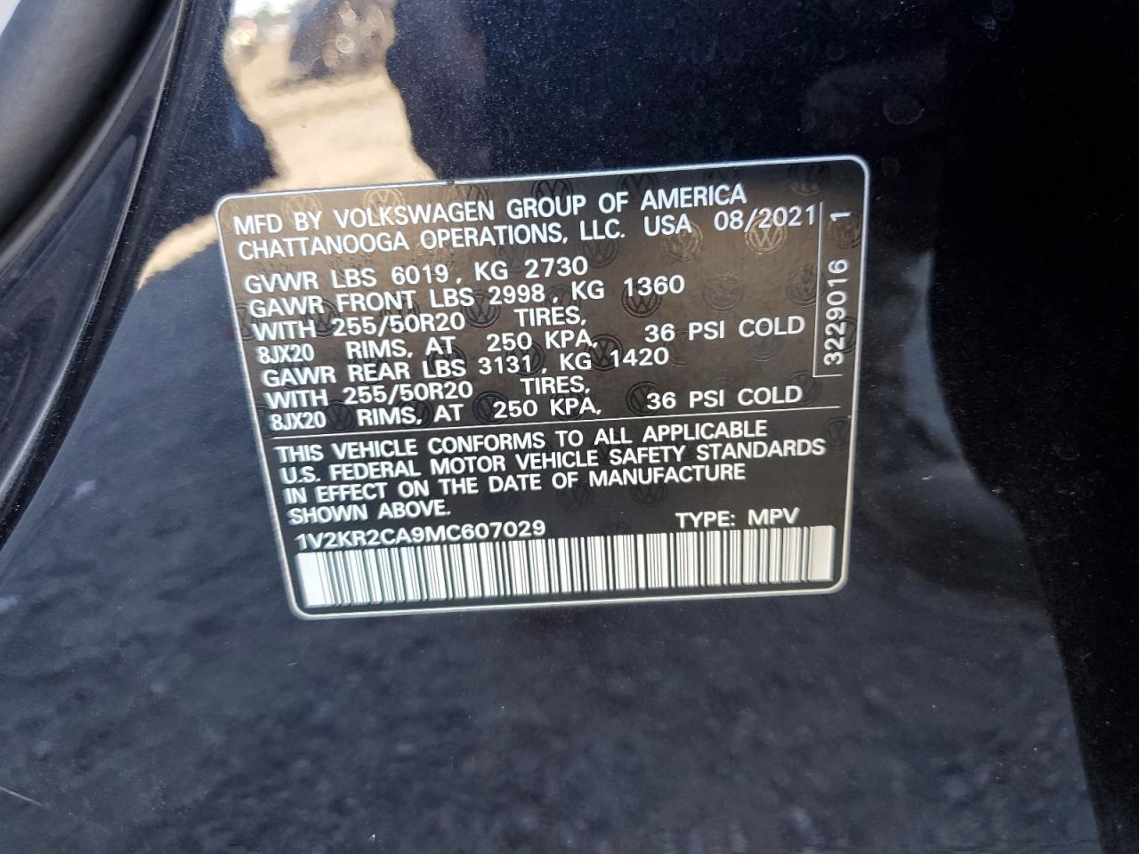 2021 Volkswagen Atlas - zdjęcie 13