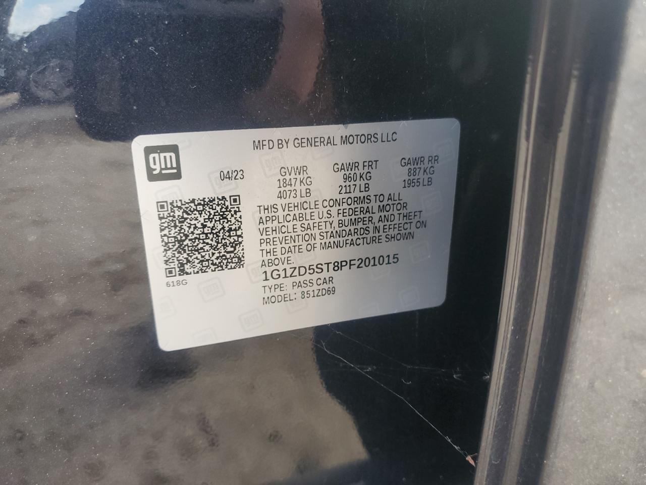 2023 Chevrolet Malibu Lt - zdjęcie 12