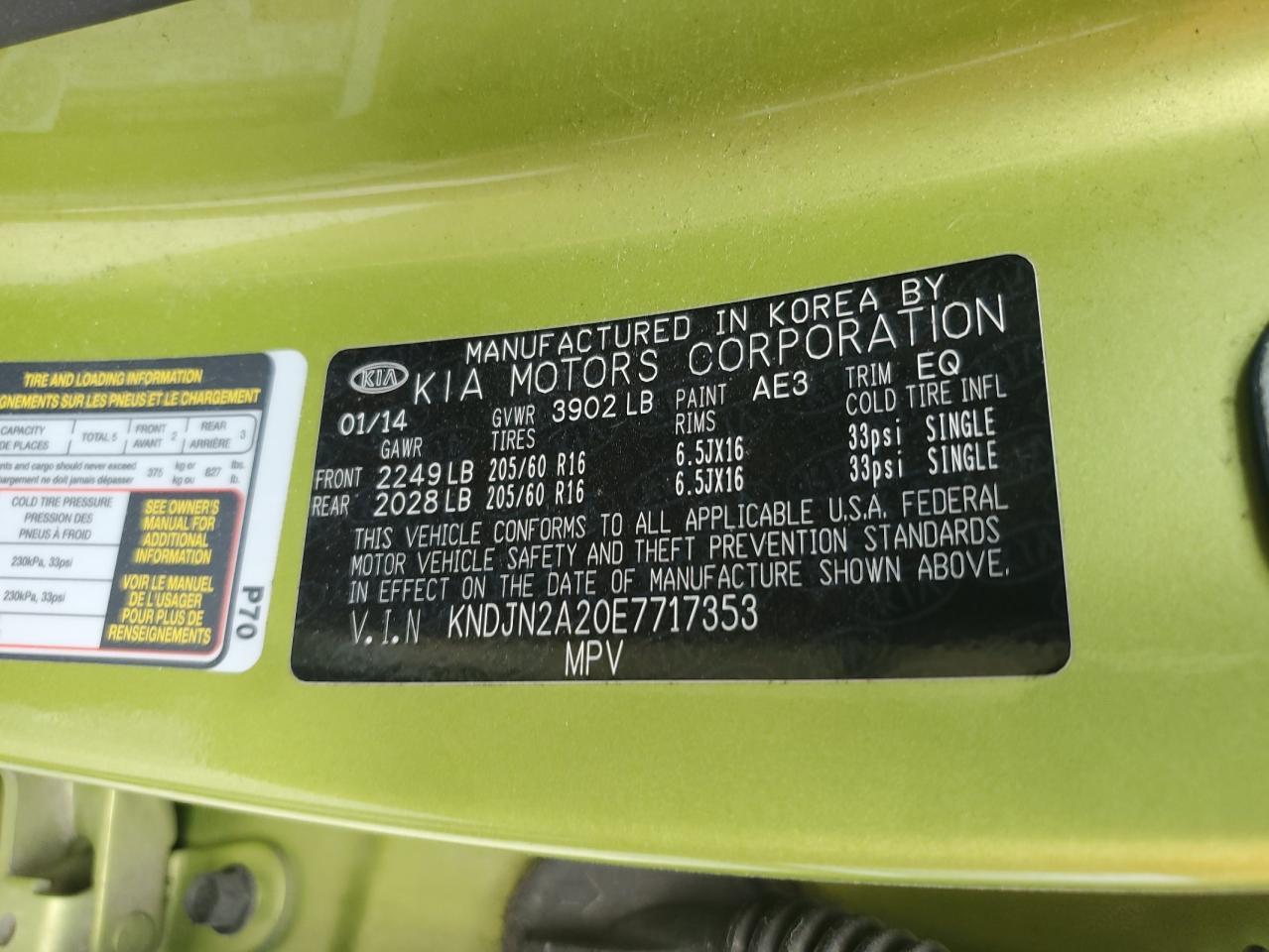 2014 Kia Soul - zdjęcie 13