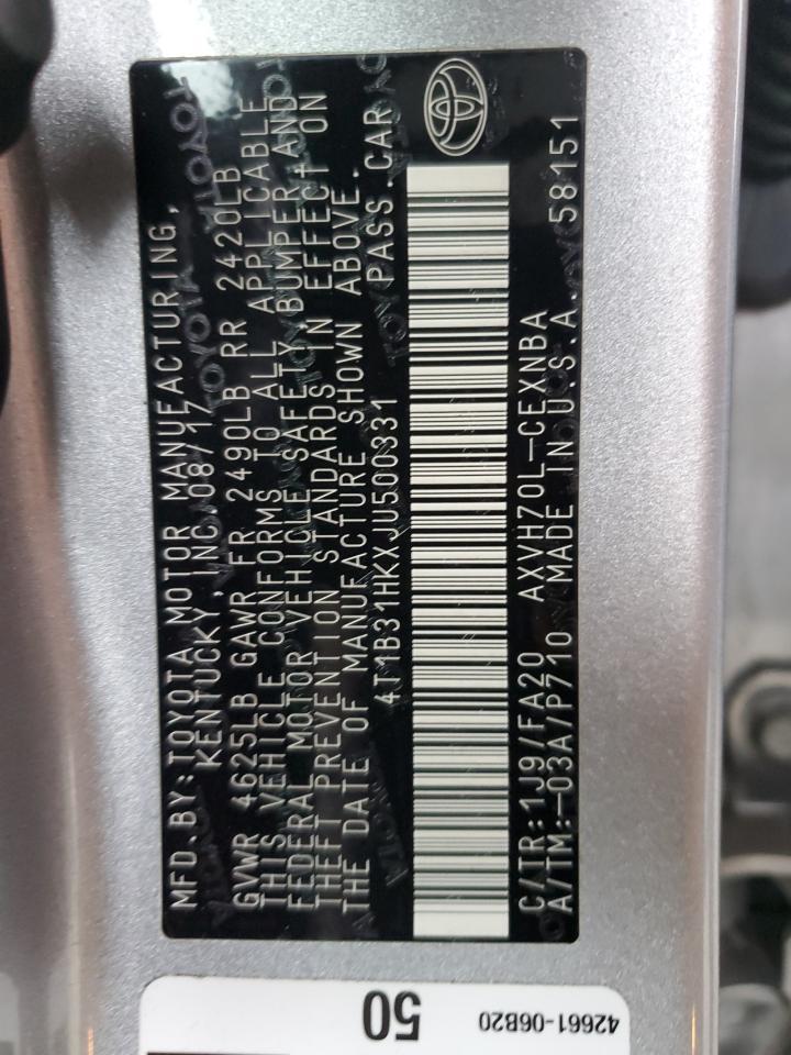 2018 Toyota Camry - zdjęcie 12