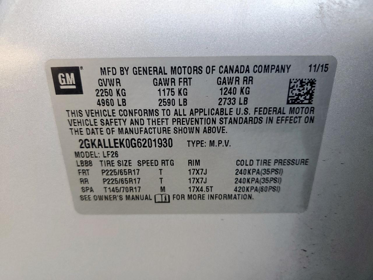 2016 GMC Terrain - zdjęcie 13