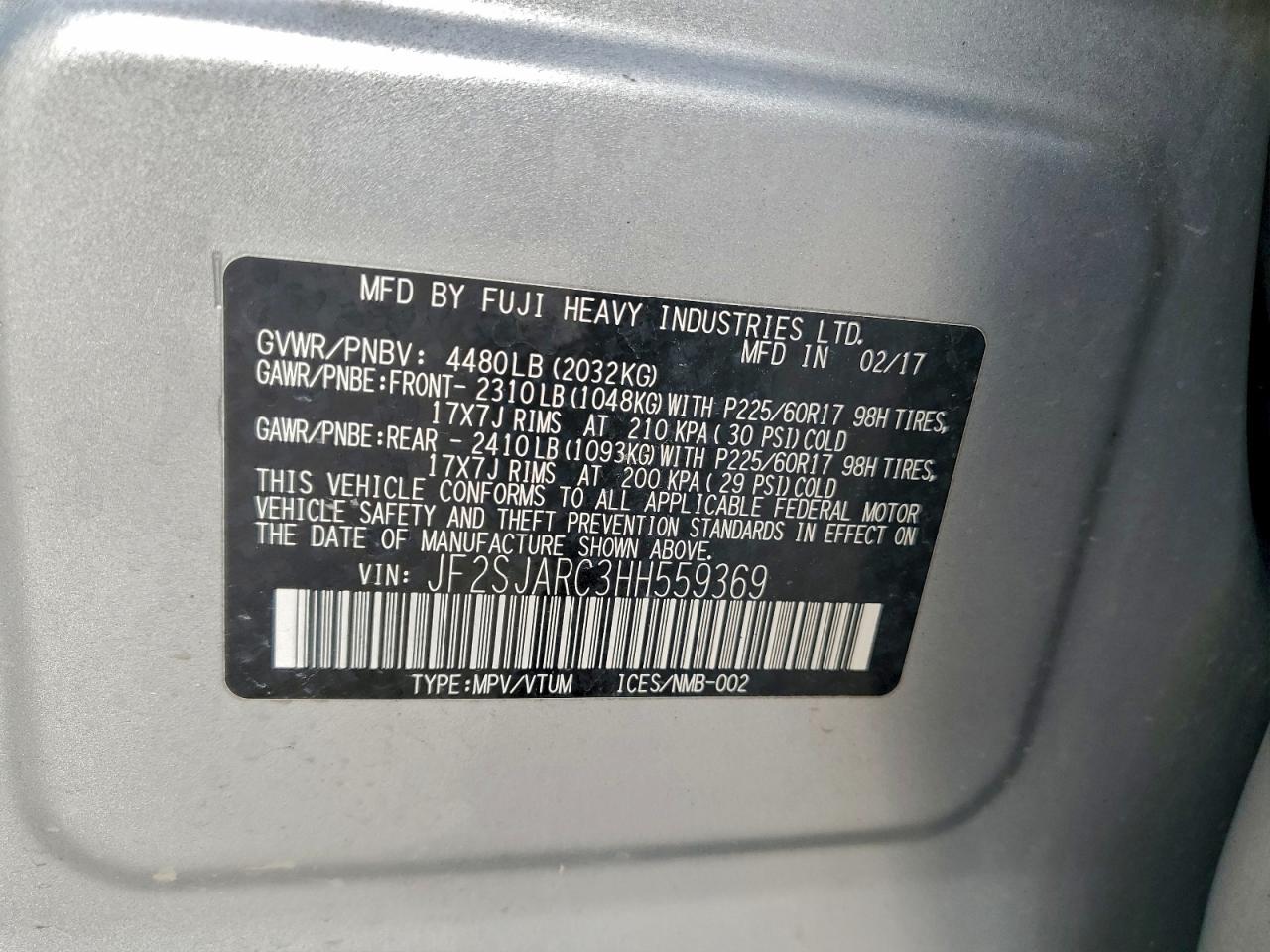 2017 Subaru Forester 2.5I Limited - zdjęcie 13