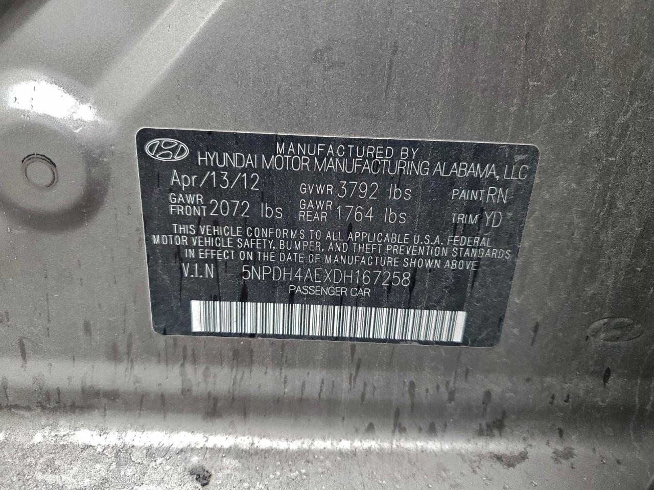 2013 Hyundai Elantra - zdjęcie 12