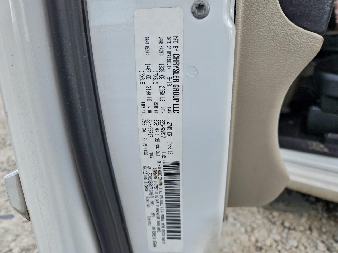 2014 Dodge Grand Caravan Se - zdjęcie 13