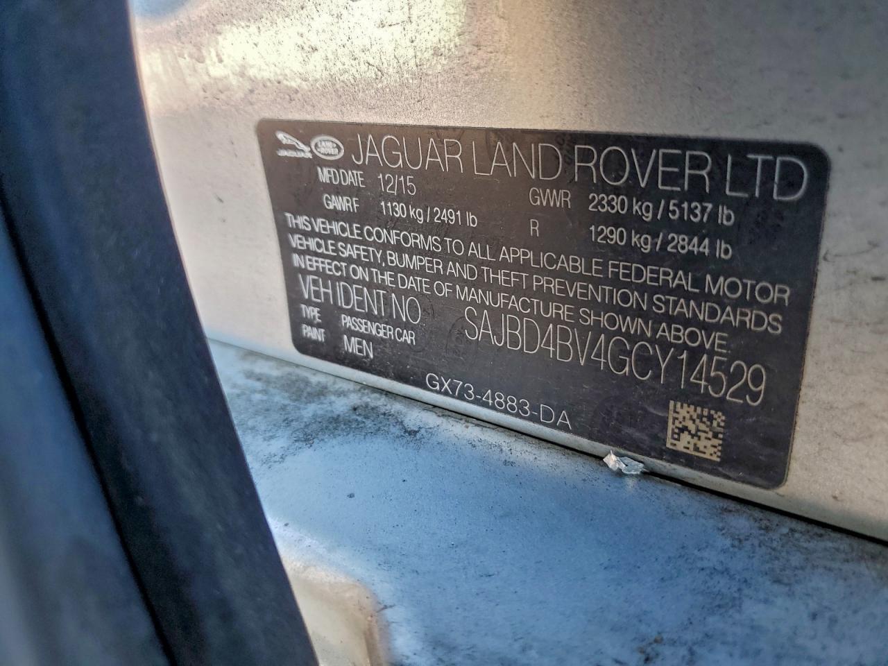 2016 Jaguar XF - zdjęcie 12