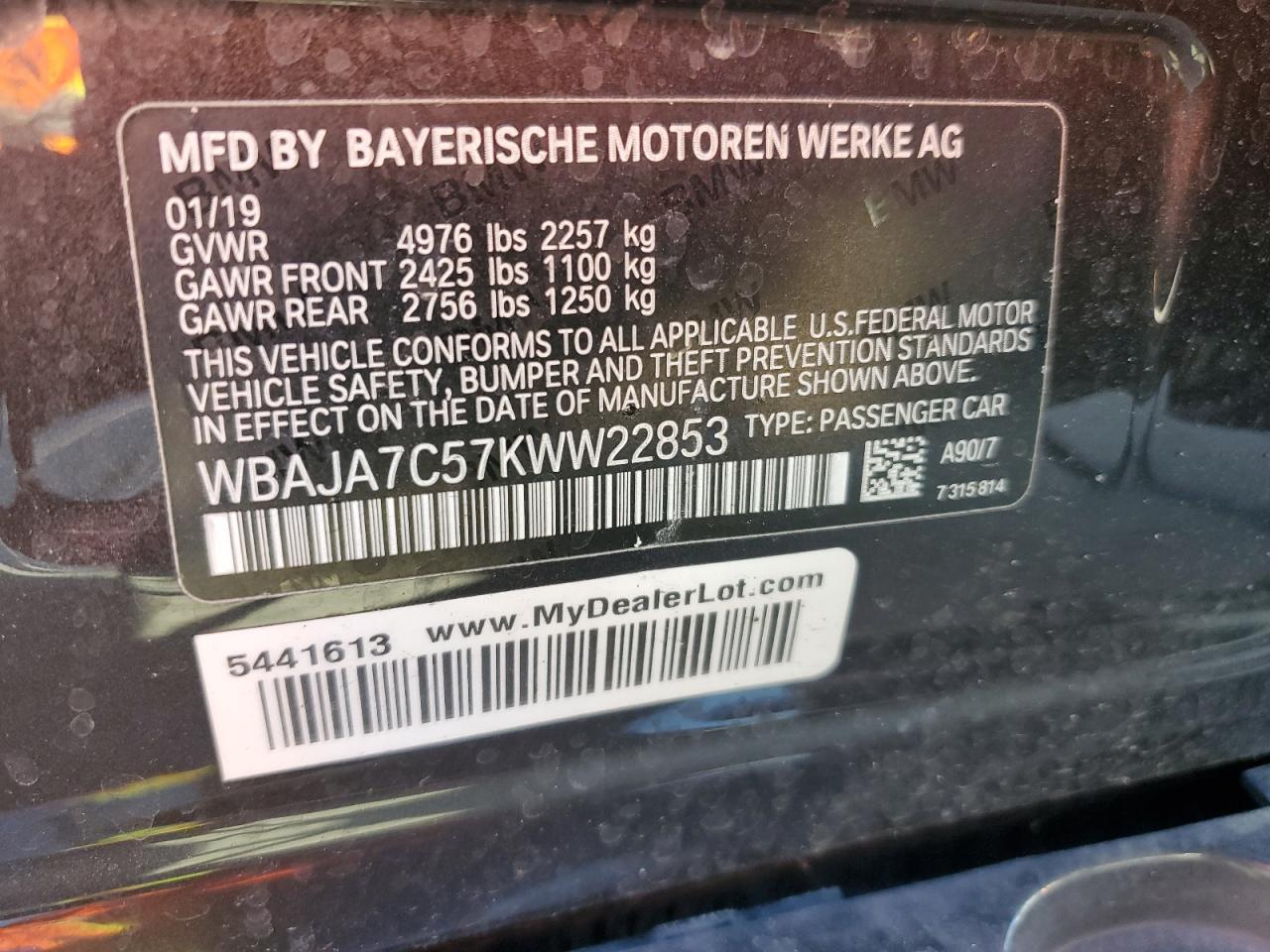 2019 BMW 530 Xi - zdjęcie 12