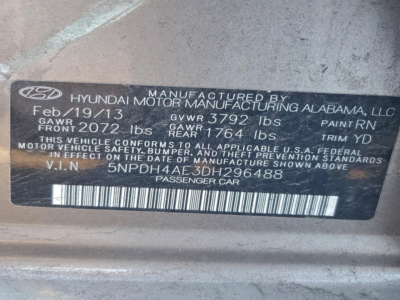 2013 Hyundai Elantra - zdjęcie 12