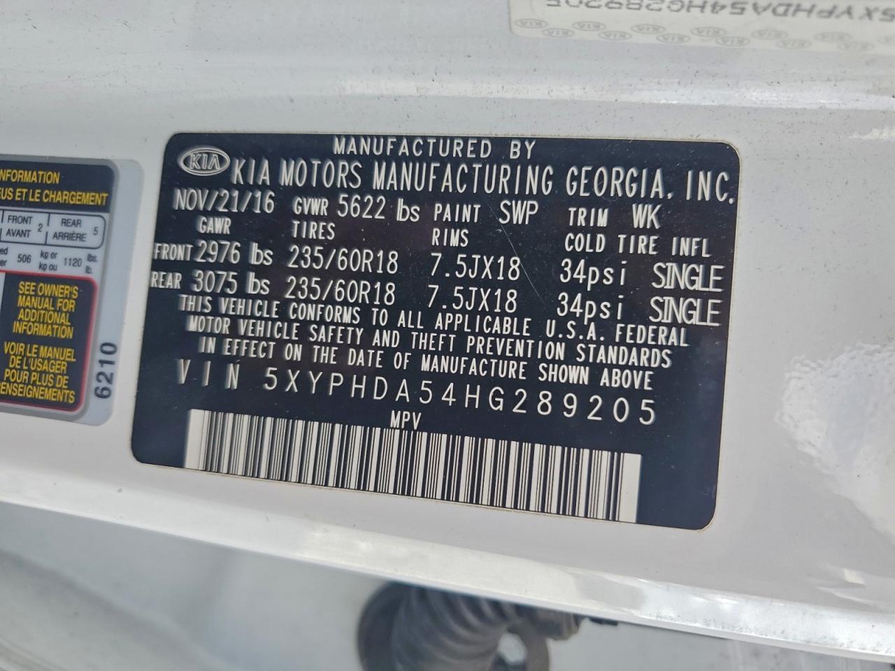 2017 Kia Sorento - zdjęcie 13