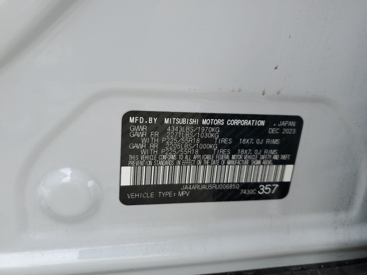 2024 Mitsubishi Outlander Sport S/Se - zdjęcie 14