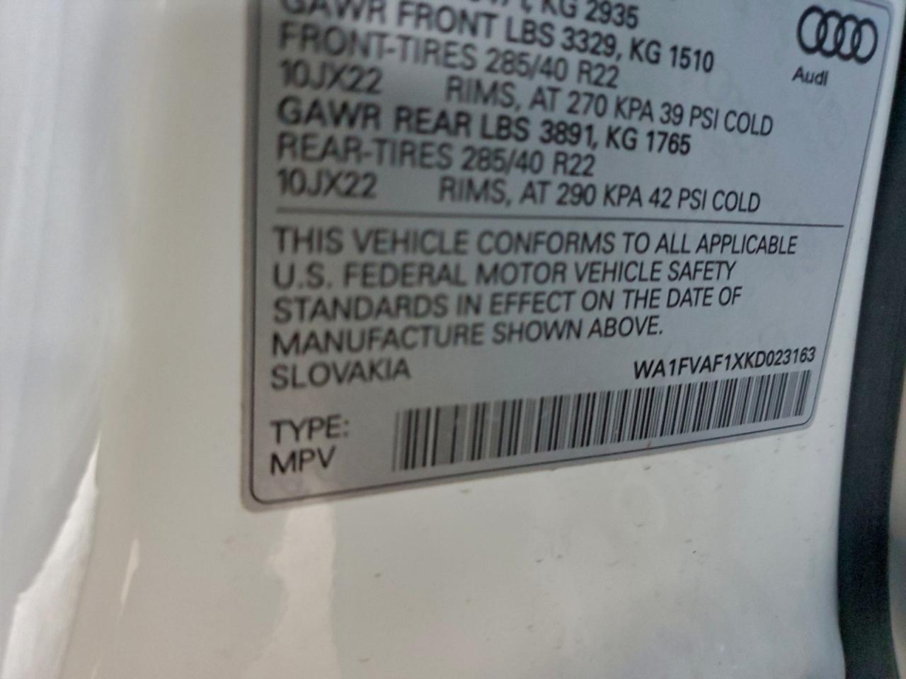 2019 Audi Q8 - zdjęcie 13