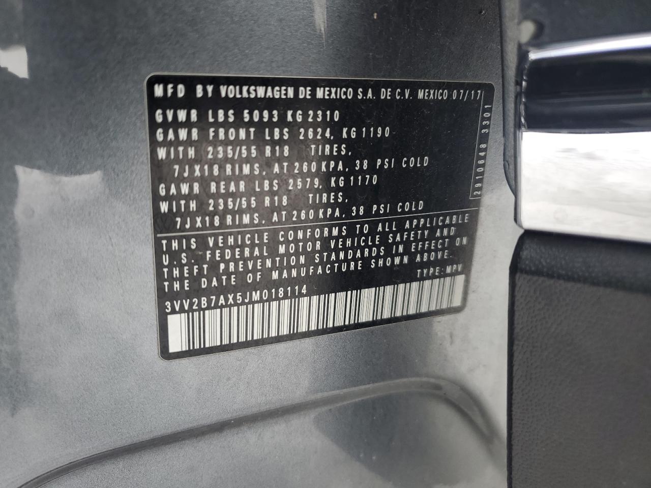 2018 Volkswagen Tiguan Se - zdjęcie 13