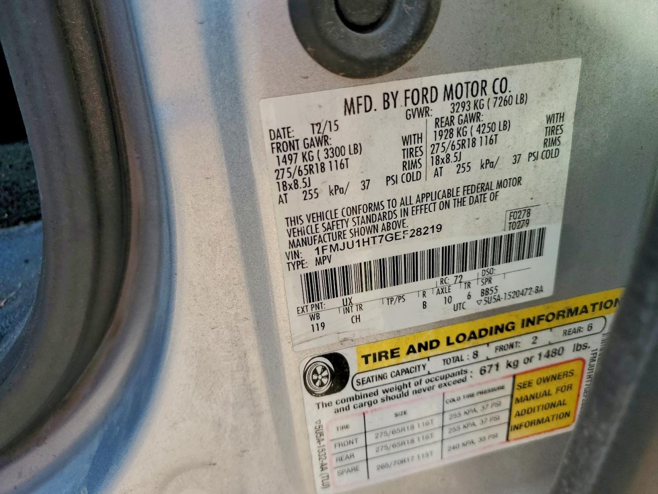 2016 Ford Expedition - zdjęcie 12