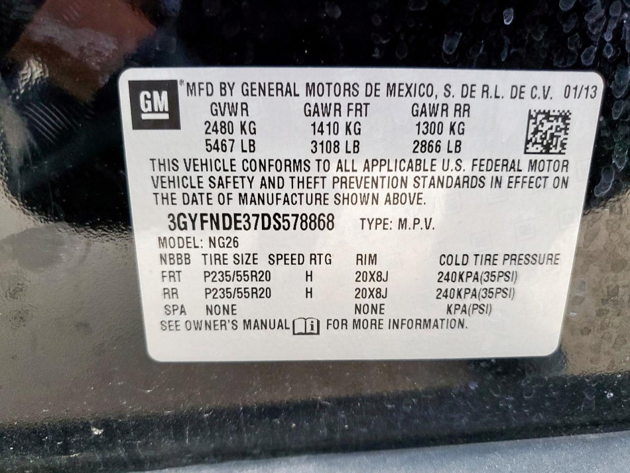 2013 Cadillac SRX - zdjęcie 12