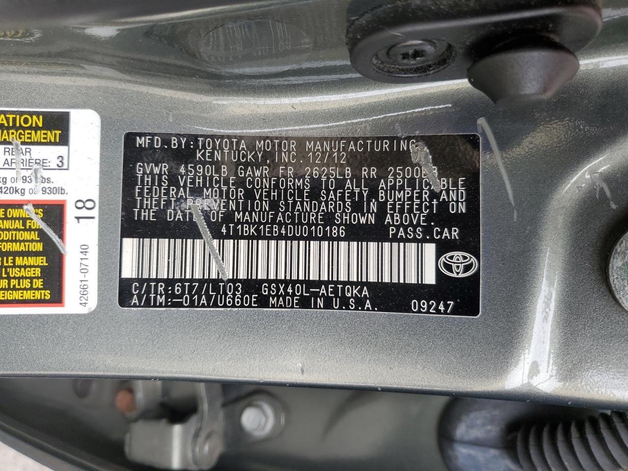 2013 Toyota Avalon Base - zdjęcie 12