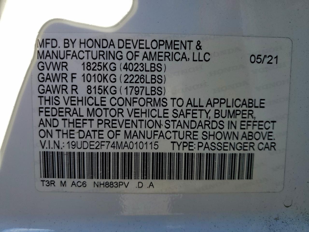 2021 Acura ILX - zdjęcie 12