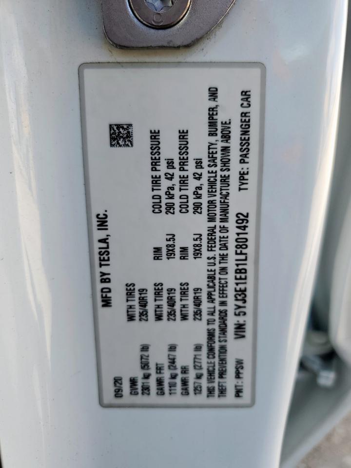 2020 Tesla Model 3 - zdjęcie 12