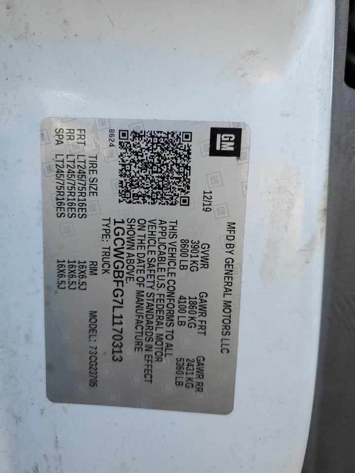 2020 Chevrolet Express G2500 - zdjęcie 13