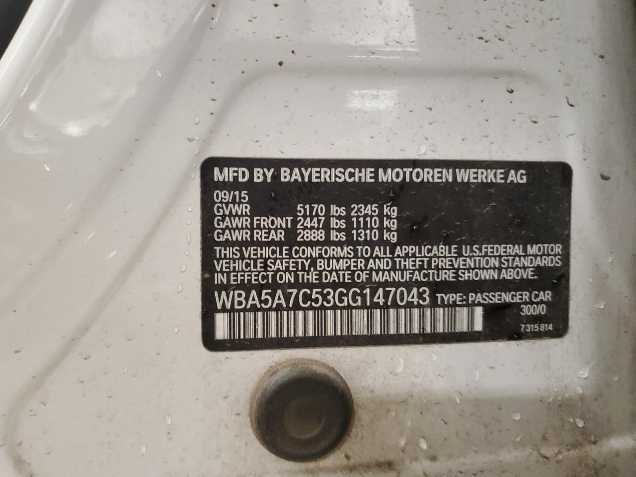 2016 BMW 528 Xi - zdjęcie 12