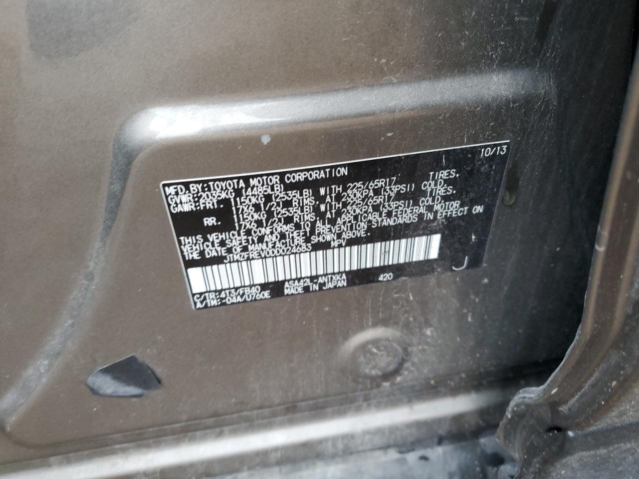 2013 Toyota RAV 4 - zdjęcie 13