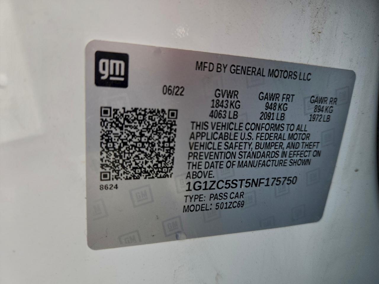 2022 Chevrolet Malibu Ls - zdjęcie 13