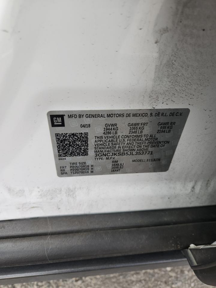 2018 Chevrolet Trax Ls - zdjęcie 12